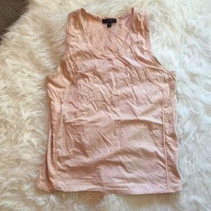 J. Crew Crystal Dot Tank